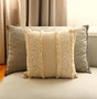 Aberto Design Funda de Cojín Beige 43 x 43 cm